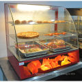 K100 Curved Glass Electric Food Warming Display Showcase